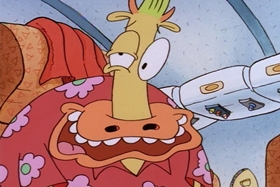 Screenshots from the 1995 Games Animation cartoon I See London, I See France