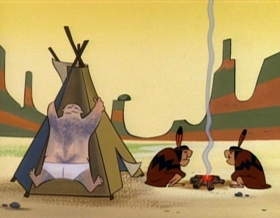 Screenshots from the 1995 Games Animation cartoon Galoot Wranglers