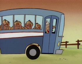 Screenshots from the 1995 Games Animation cartoon Galoot Wranglers