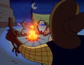 Screenshots from the 1995 Games Animation cartoon Galoot Wranglers