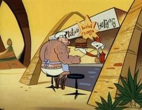 Screenshots from the 1995 Games Animation cartoon Galoot Wranglers