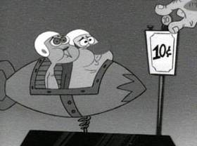 Screenshots from the 1995 Games Animation cartoon Space Dogged