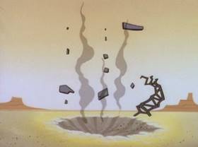 Screenshots from the 1995 Games Animation cartoon Space Dogged