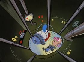 Screenshots from the 1995 Games Animation cartoon Space Dogged