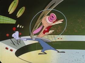 Screenshots from the 1995 Games Animation cartoon Space Dogged