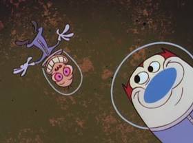 Screenshots from the 1995 Games Animation cartoon Space Dogged