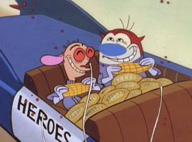 Screenshots from the 1995 Games Animation cartoon Space Dogged