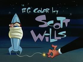 Screenshots from the 1995 Games Animation cartoon Space Dogged