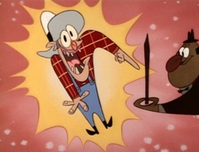 Screenshots from the 1995 Games Animation cartoon Feud for Sale