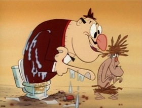 Screenshots from the 1995 Games Animation cartoon Feud for Sale