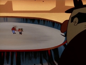 Screenshots from the 1995 Games Animation cartoon Feud for Sale