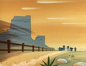 Screenshots from the 1995 Games Animation cartoon Feud for Sale