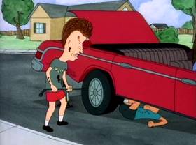 Screenshots from the 1995 Tenth Annual Industries cartoon Spare Me