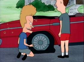 Screenshots from the 1995 Tenth Annual Industries cartoon Spare Me