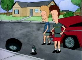 Screenshots from the 1995 Tenth Annual Industries cartoon Spare Me