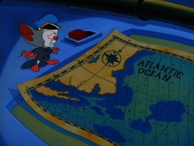 Screenshots from the 1995 Amblin Entertainment cartoon Das Mouse