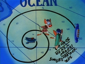 Screenshots from the 1995 Amblin Entertainment cartoon Das Mouse