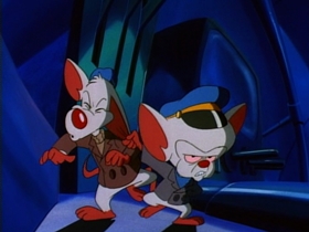 Screenshots from the 1995 Amblin Entertainment cartoon Das Mouse