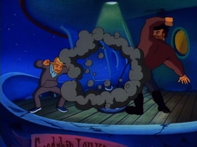 Screenshots from the 1995 Amblin Entertainment cartoon Das Mouse