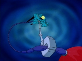 Screenshots from the 1995 Amblin Entertainment cartoon Das Mouse