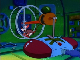 Screenshots from the 1995 Amblin Entertainment cartoon Das Mouse