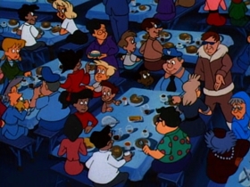 Screenshots from the 1995 Amblin Entertainment cartoon Das Mouse