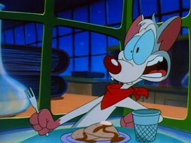 Screenshots from the 1995 Amblin Entertainment cartoon Das Mouse