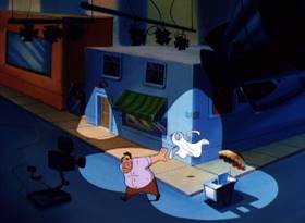 Screenshots from the 1995 Amblin Entertainment cartoon Gimme the Works