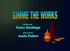 Screenshots from the 1995 Amblin Entertainment cartoon Gimme the Works