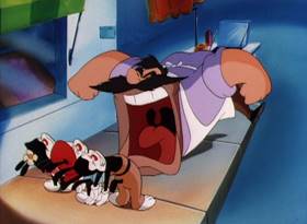 Screenshots from the 1995 Amblin Entertainment cartoon Gimme the Works