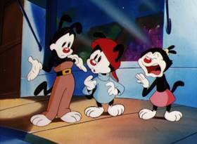 Screenshots from the 1995 Amblin Entertainment cartoon Gimme the Works