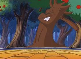 Screenshots from the 1995 Amblin Entertainment cartoon Buttons in Ows