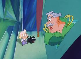 Screenshots from the 1995 Amblin Entertainment cartoon Buttons in Ows