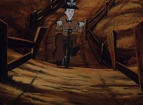 Screenshots from the 1995 Amblin Entertainment cartoon Buttons in Ows