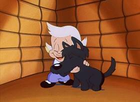 Screenshots from the 1995 Amblin Entertainment cartoon Buttons in Ows