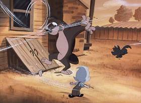 Screenshots from the 1995 Amblin Entertainment cartoon Buttons in Ows