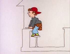 Screenshots from the 1995 Focus Design, Inc. cartoon $7.50 Once a Week