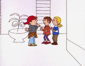 Screenshots from the 1995 Focus Design, Inc. cartoon $7.50 Once a Week