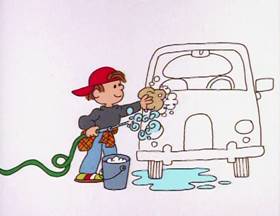 Screenshots from the 1995 Focus Design, Inc. cartoon $7.50 Once a Week