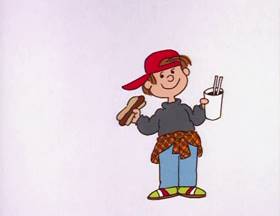 Screenshots from the 1995 Focus Design, Inc. cartoon $7.50 Once a Week