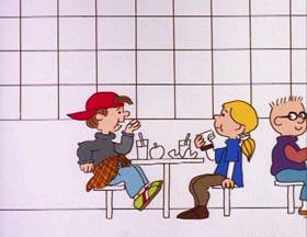 Screenshots from the 1995 Focus Design, Inc. cartoon $7.50 Once a Week