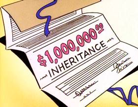 Screenshots from the 1995 Focus Design, Inc. cartoon Where The Money Goes