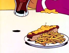 Screenshots from the 1995 Focus Design, Inc. cartoon Where The Money Goes