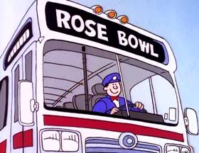 Screenshots from the 1995 Focus Design, Inc. cartoon Where The Money Goes