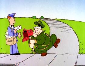 Screenshots from the 1995 Focus Design, Inc. cartoon Where The Money Goes