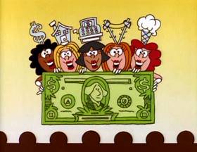 Screenshots from the 1995 Focus Design, Inc. cartoon Tax Man Max