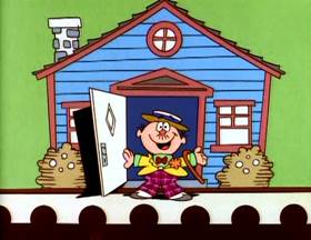 Screenshots from the 1995 Focus Design, Inc. cartoon Tax Man Max