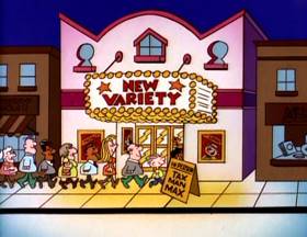 Screenshots from the 1995 Focus Design, Inc. cartoon Tax Man Max