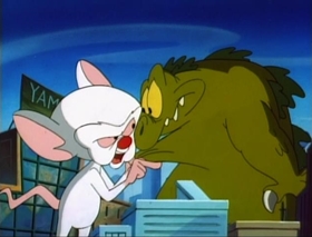 Screenshots from the 1995 Amblin Entertainment cartoon Tokyo Grows