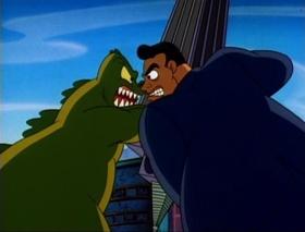 Screenshots from the 1995 Amblin Entertainment cartoon Tokyo Grows